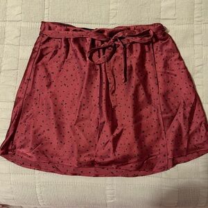 Abercrombie satin wrap skirt